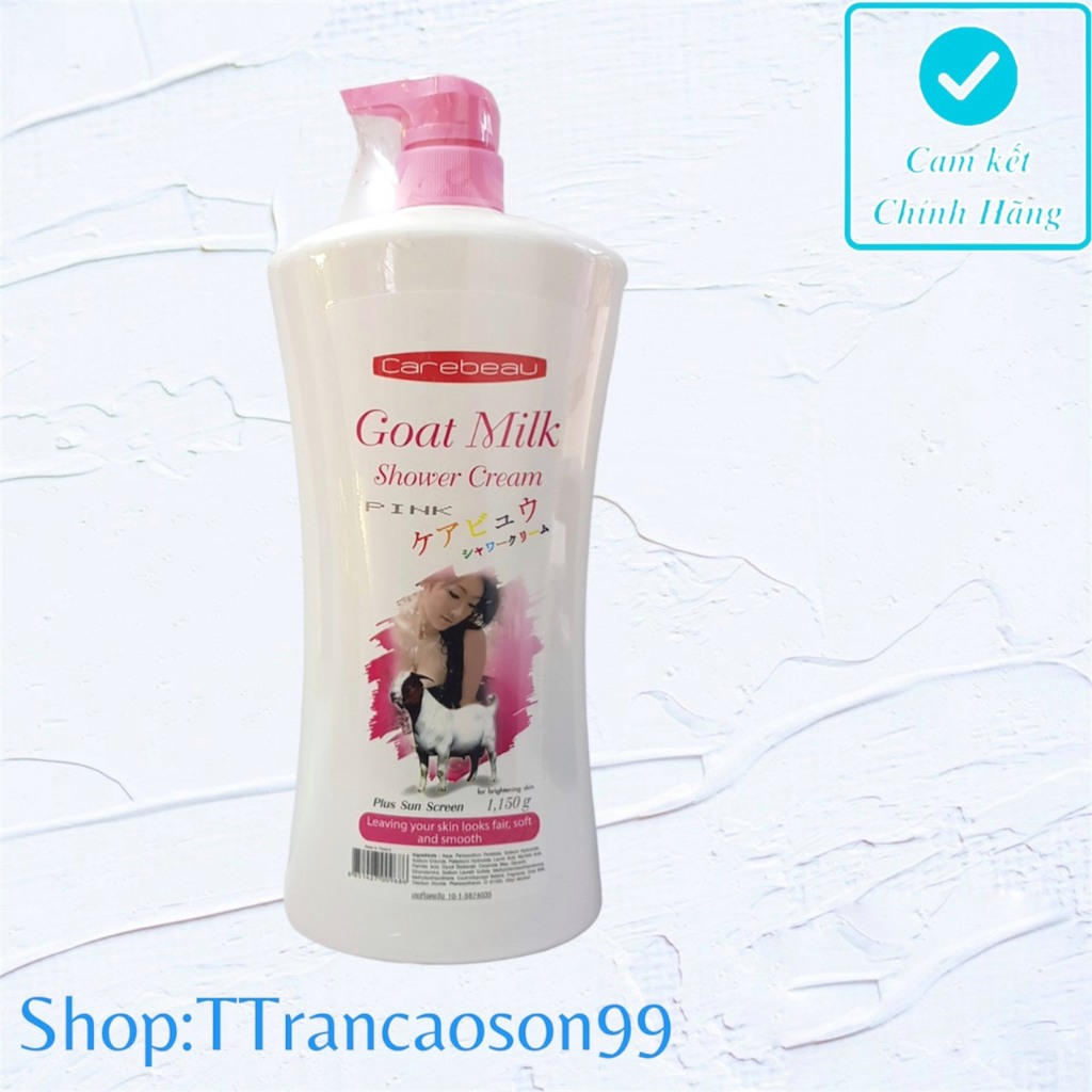 <Chai to1150ml>Sữa tắm dê Goat Milk Thái Lan 1150Ml