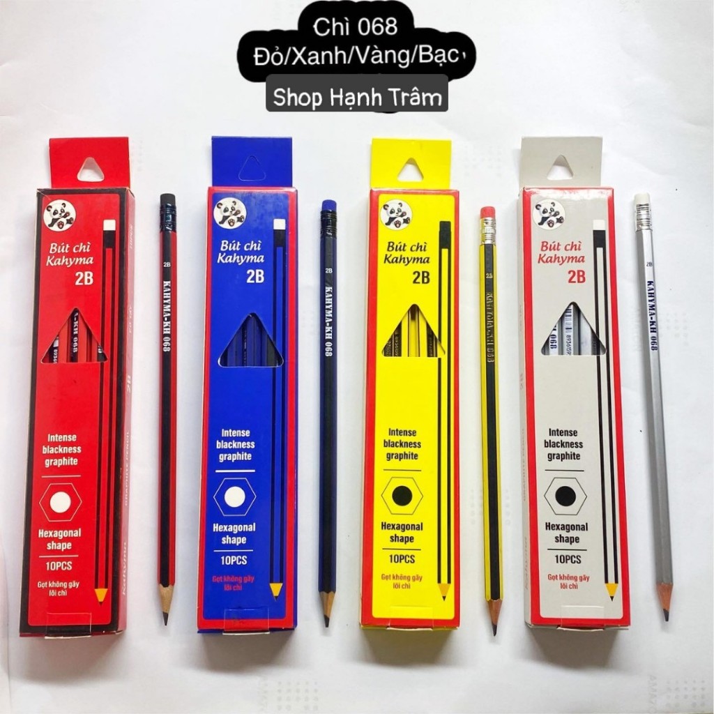 Bút chì cao cấp Kahyma hàng chuẩn công ty các loại hộp 10 cây