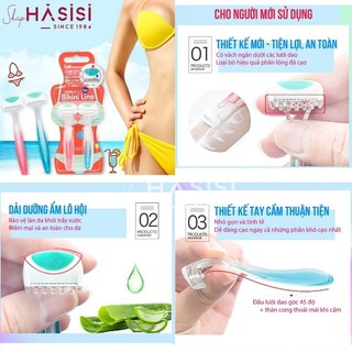 [HÀNG NHẬT] Set 2 dao cạo vùng kín Bikini KAI hàng cao cấp của Nhật Bản (Made in Japan)