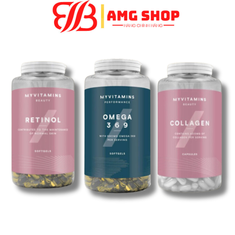 Viên uống Collagen Myvitamins 90 viên, giúp đẹp da, giảm lão hóa