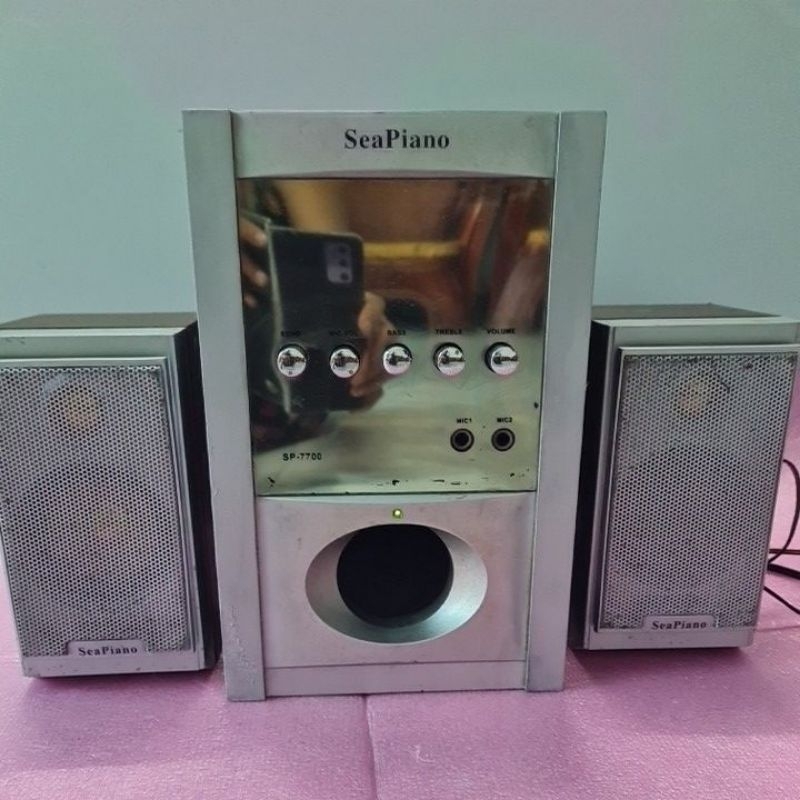 BỘ LOA VI TÍNH 2.1 SEAPIANO model : SP-7700. ĐÃ GẮN BLUETOOTH , CÓ KARAOKE