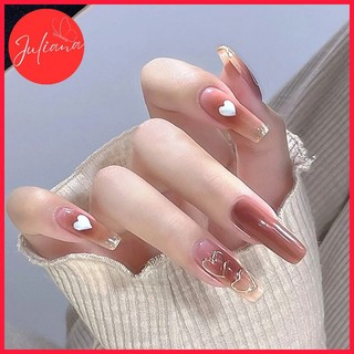 [Mã-A614] Móng Tay Giả Juliana Hộp 24 Nails Box (Kèm Phụ Kiện Làm Móng)