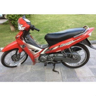 [ TẶNG TEM ] Bộ Dàn áo xe Sirius - Sirius RC màu ĐỎ BẠC - nhựa ABS cao cấp LOẠI ĐẸP