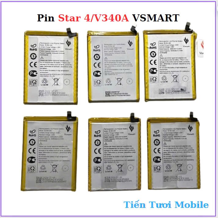 Pin Vsmart Star 4/V340a,mới