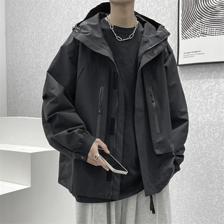   XẢ - GIẢM SỐC  Áo khoác gió nam nữ unisex K9 có mũ dáng rộng áo khoát jacket gió unisex Hàn Quốc M35 
