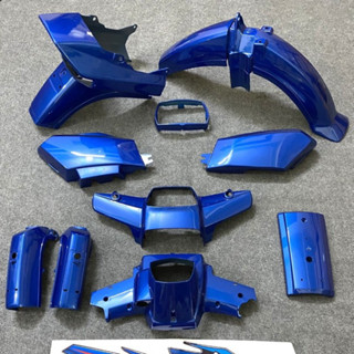 Dàn áo - Bộ Nhựa Dream ABS Xanh Candy-GP-Lắp Cho Các Xe Honda Dream II Thái Việt, TQ Mã 12