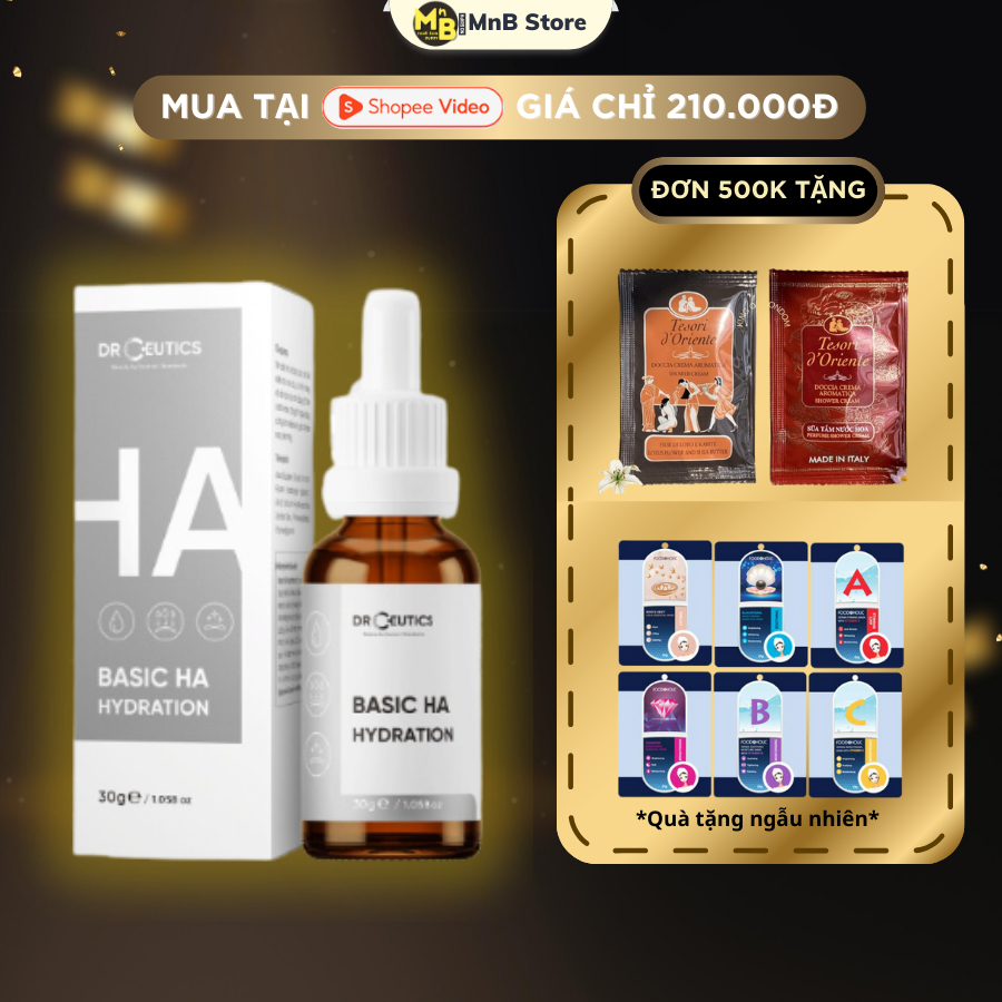 [D03/25] Tinh chất Basic HA Hydration DrCeutics Serum Cho Da Dầu Mụn 30ml 100ml