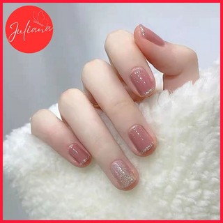 [Mã-A363] Móng Tay Giả Juliana Hộp 24 Nails Box (Kèm Phụ Kiện Làm Móng)