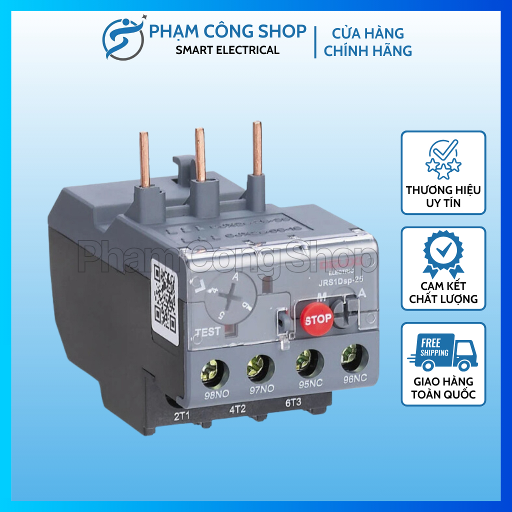 Role Nhiệt, Relay Nhiệt DELIXI Chính Hãng - Thiết Bị Điều Khiển Tự Động Cho Rơ Le Quá Tải Nhiệt