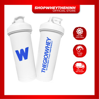 Bình Lắc Shaker THEGIOIWHEY - Sản phẩm bình nước dành cho tập gym , chạy bộ , chơi thể thao (700ml)