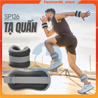 Tạ đeo chân tay 2 chiếc cao cấp dùng khi chạy bộ tập gym yoga chất liệu bột sắt mịn nhiều trọng lượng