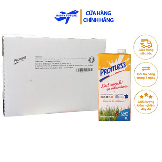 Sữa tươi vitamin ít béo promess 1l - nhập khẩu pháp