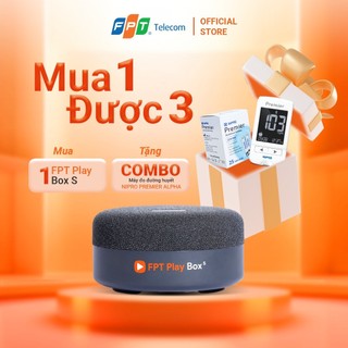 FPT Play Box S 2021 - Model T590 - Hand Free TV Box Tích Hợp Loa Thông Minh TẶNG MÁY ĐO ĐƯỜNG HUYẾT 990K