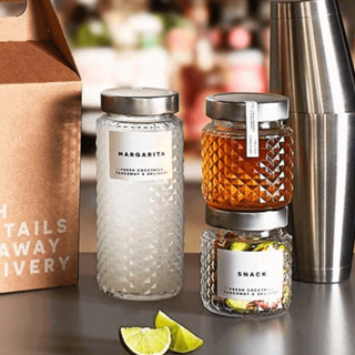 [ITALY - BORMIOLI] Hũ thủy tinh nắp vặn Delivery 300ml & 700ml