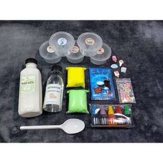   01  BỘ KIT LÀM SLIME - DỤNG CỤ LÀM SLIME ĐƠN GIẢN AN TOÀN 
