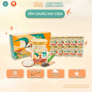 [Quà Tặng] Yến Thị- chưng hạt chia-set quà tặng ý nghĩa- hũ chưng sẵn-30% yến-70ml