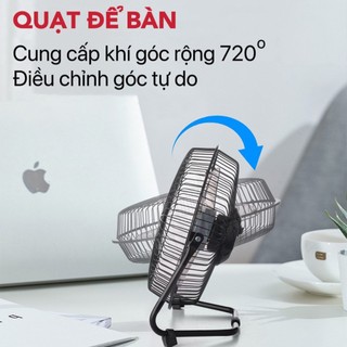 Quạt Mini Lồng Sắt Sạc USB Tiện Ích