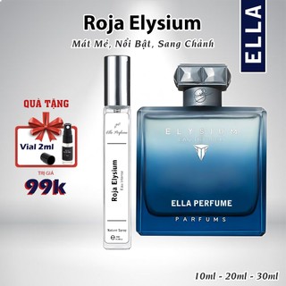 Nước Hoa Nam ELLA PERFUME Elysium Chính Hãng Chai 10ml - Hương Thơm Mát Mẻ, Nổi Bật, Sang Chảnh