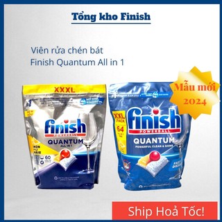 [Có tem phụ] Viên rửa bát Finish Quantum - quantum ultimate [cao cấp nhất]