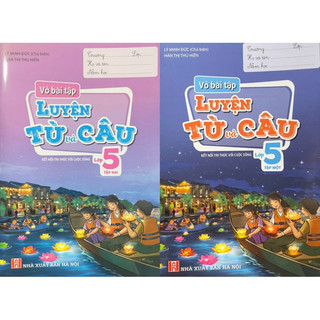 Sách -vở bài tập luyện từ và câu lớp 5