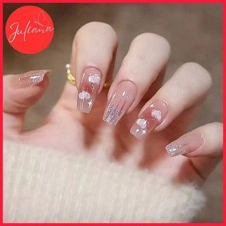 [Mã-A416] Móng Tay Giả Juliana Hộp 24 Nails Box (Kèm Phụ Kiện Làm Móng)