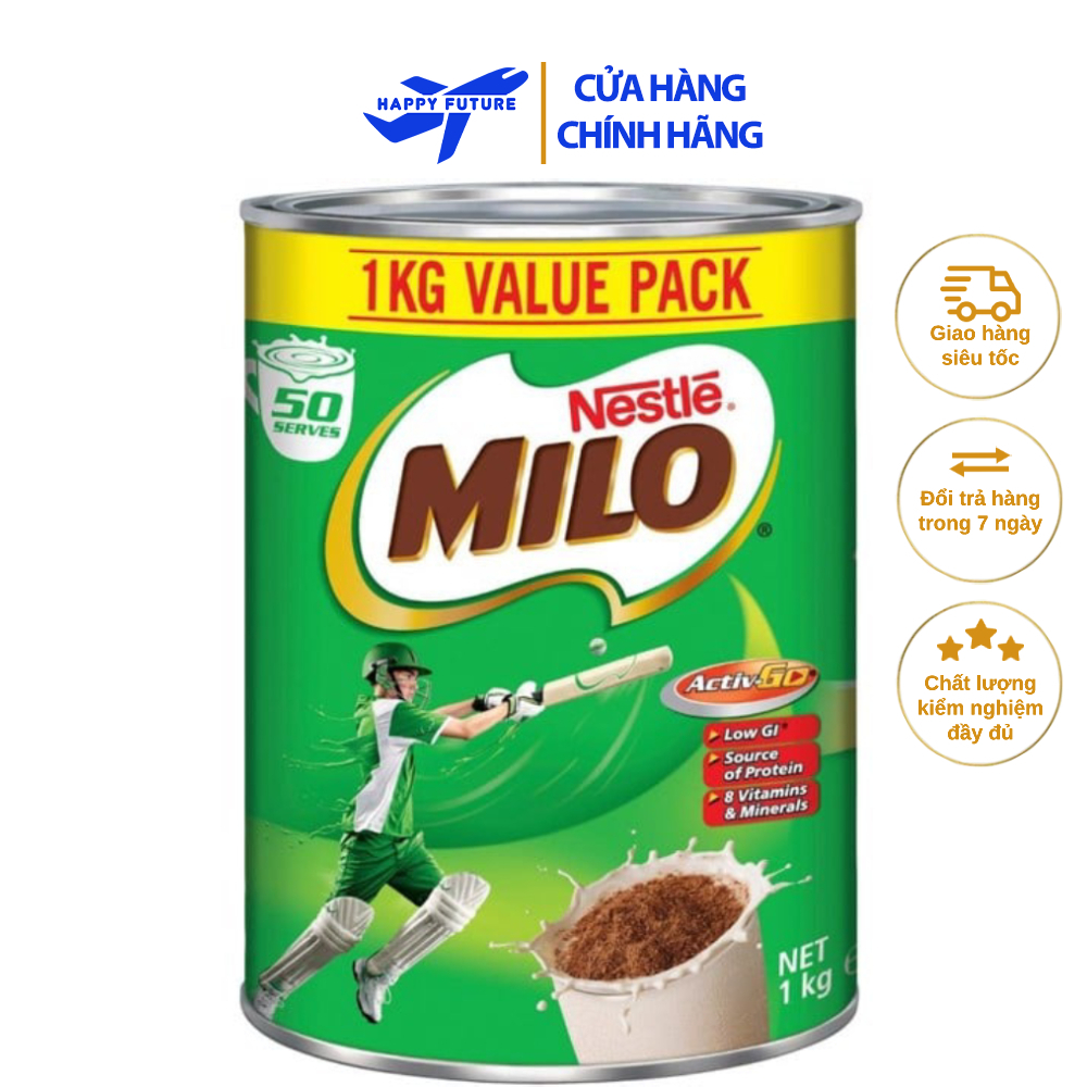 [Lon 1Kg] Sữa Bột MILO - Sữa Bột Nhập Khẩu Úc