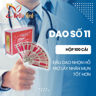 Dao lấy mụn - dao số 11 mổ y tế (hộp 100c)