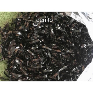 100 gram chun nịt buộc tóc loại to dày màu đen - dây chun buộc tóc