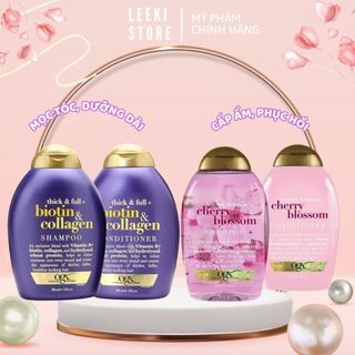 Bộ dầu gội xả biotin collagen ogx 385ml chính hãng