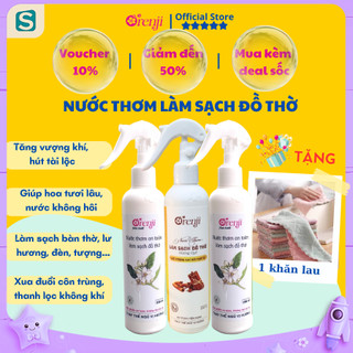 Nước thơm bao sái đồ thờ, lau đồ thờ, xịt thơm không gian thờ, tăng vượng khí, hút tài lộc Orenji