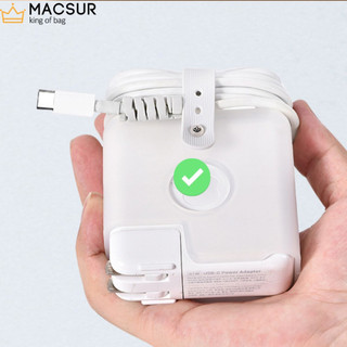 Case ốp bọc sạc Macbook 3in1 chống trầy xước, va đập kèm bộ cuốn chống gẫy -MG11