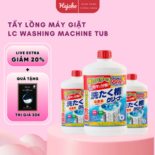 Bột Tẩy Lồng Máy Giặt Cửa Ngang Cửa Trên, Bột Vệ Sinh Lồng Máy Giặt Cao Cấp Washing Machine Tub 550g HAJAKO