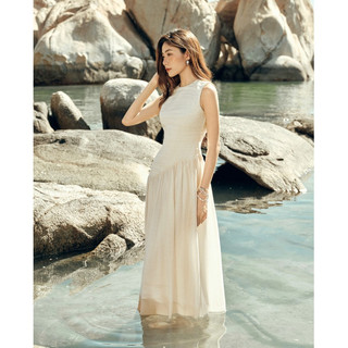 OLV - Đầm maxi đi biển Celestia Ruched Dress
