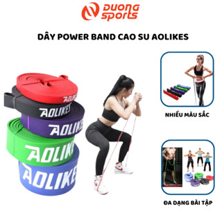Dây Power Band Cao Su AOLIKES, Kháng Lực Đàn Hồi Tập Toàn Thân Đa Năng AL3602