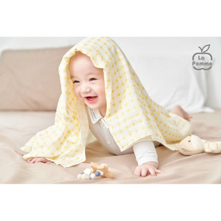 SET 2 KHĂN SỮA + 1 Khăn Đa Năng SỢI TRE LỤA LA POMME (30x30CM)