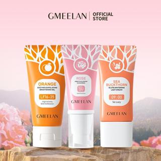 GMEELAN COMBO GEL TẨY TẾ BÀO CHẾT TÁC50g + KEM LƯỜI+Rose Kem chống nắng 30g SPF50+ Alpha-arbutin Hàn Quốc trắng da