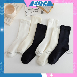 Tất cổ cao Elita vớ nữ trơn cao cấp 3 màu loại đẹp dầy dặn vớ cao cổ nữ chất vải mềm mịn TN146