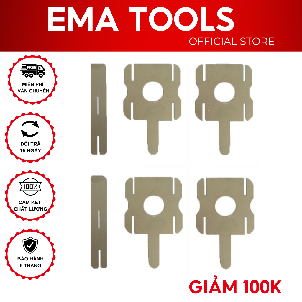 Kẽm hàn cell pin 10cell 5s gồm 6 miếng