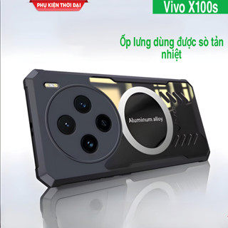 Ốp lưng Vivo X100s / X100 Pro / X100s Pro / X200 Pro / X200 Ultra / X200s thoát khí dùng được sò tản nhiệt lưng trong
