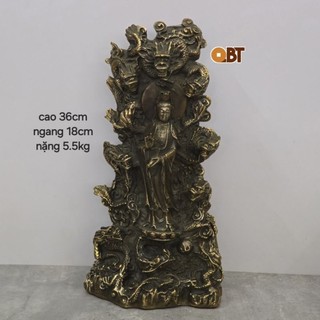 Tượng Phật Bà Quan âm Cửu Long bằng đồng