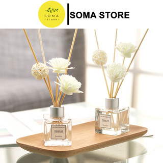 Lọ Khuếch Tán Nước Hoa Thơm Phòng Thiên Nhiên Tinh Dầu Thơm Để Phòng Khử Mùi Phòng Tắm 50ML KT01