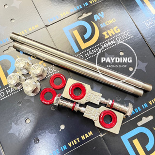   HÌNH THẬT Combo Cốt Trước Sau+Tán Thái,M3Inox304 Kèm pas tăng sên Inox304 gắn cho các dòng xeWave-Dream-Future Neo-X-2  