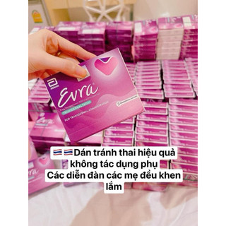 Có sẵn miếng dán tranh thai evra thái lan🇹🇭 1 hộp 3 miếng mẫu mới