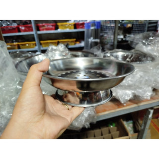 Vĩ hấp inox có chân nhiều size 20cm, 22cm, 24cm