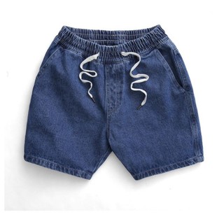 Quần short jean nam thể thao cao cấp , quần lửng jean nam thể thao dây rút đẹp
