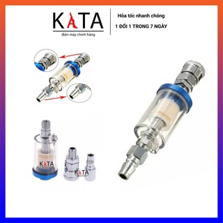 Lọc nước và dầu dùng cho súng phun sơn khí nén cao cấp, tặng bộ nối nhanh SPS08