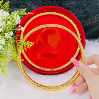 Kiềng vàng tròn hầu đồng kiềng cưới long phụng đường kính 13-15-16-18-20cm 