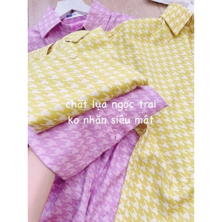 ☘️ A098-ÁO SƠ MI GU TAY LV DÍC DẮC  KẺ 🌺