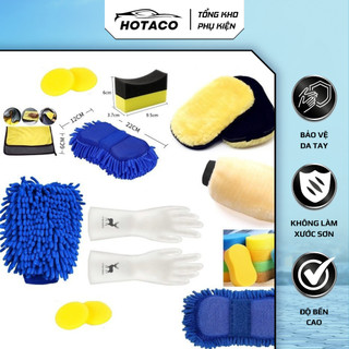 Bao tay rửa xe, mút rửa xe hơi, bọt biển rửa xe, găng tay rửa xe ô tô, xe máy | HOTACO