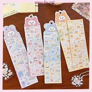 Set 2 Tấm Sticker Hoạt Hình Phong Cách Hàn Trang Trí Sổ Tay DIY Siêu Dễ Thương [Xinh Lắm Cơ Í]